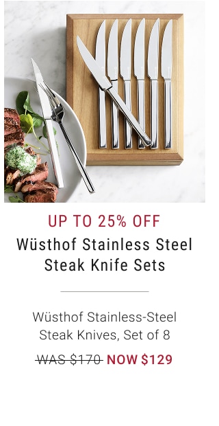 Up to 25% Off Wüsthof Stainless Steel Steak Knife Sets