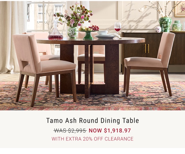 Tamo Ash Round Dining Table now $1,918.97