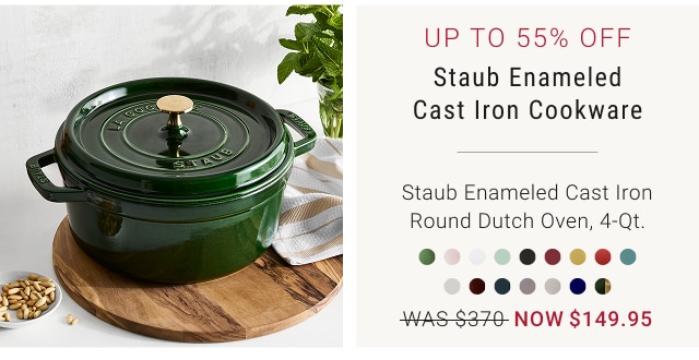 Up to 55% off Staub Enameled Cast Iron Cookware