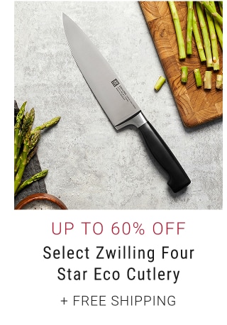 Up to 60% off Select Zwilling Four Star Eco Cutlery + FREE SHIPPING