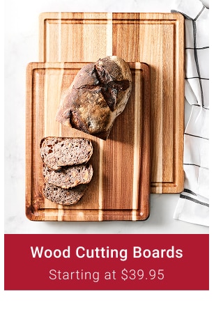 wood cutting boards - starting at $39.95