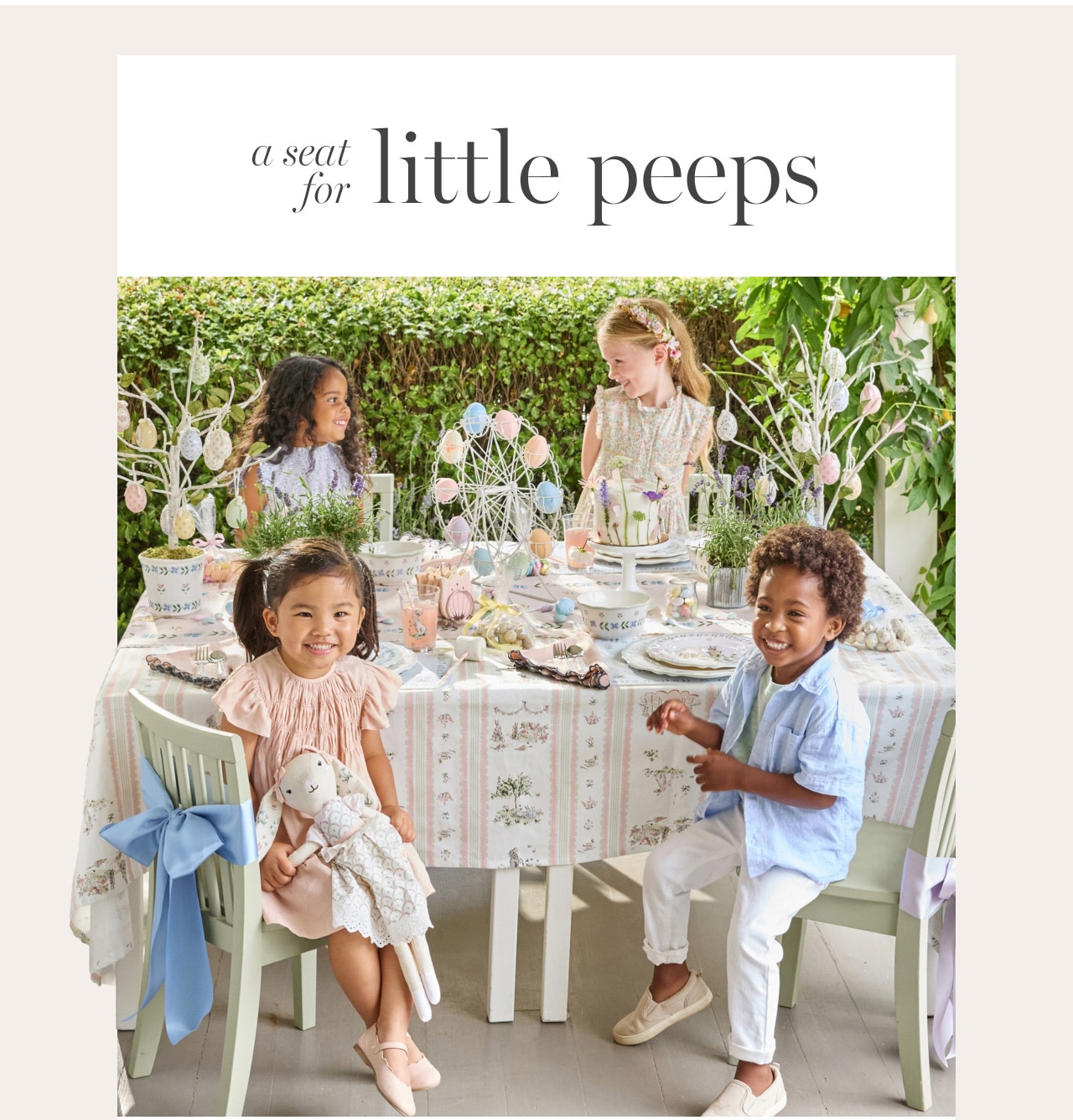 a seat for little peeps